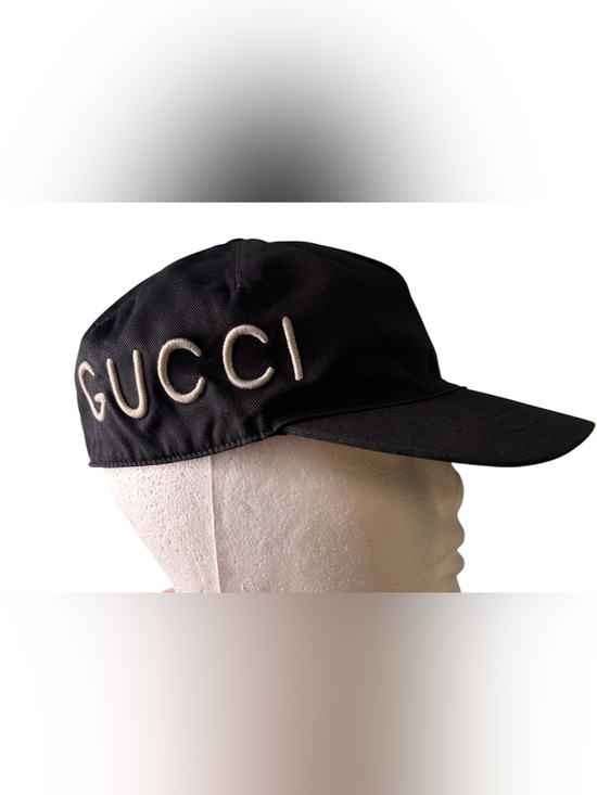 Gucci Accessories - Gucci unisex black canvas baseball hat